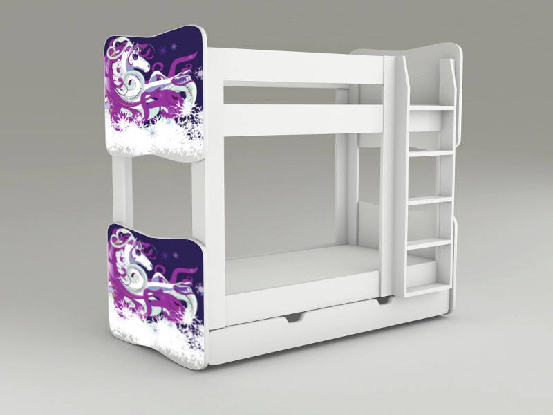 Becks poschodová posteľ Jednorožec